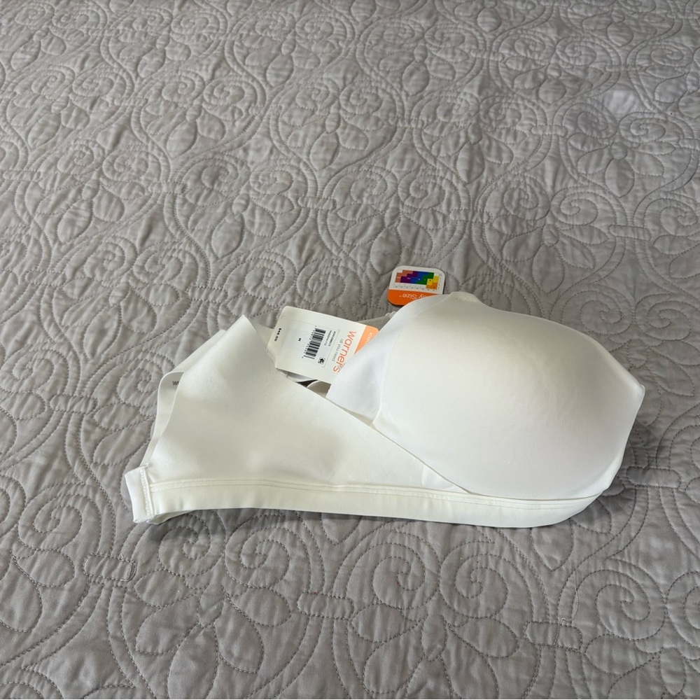 Warner's White No Side Effects Bra Size Medium - Picture 5 of 6